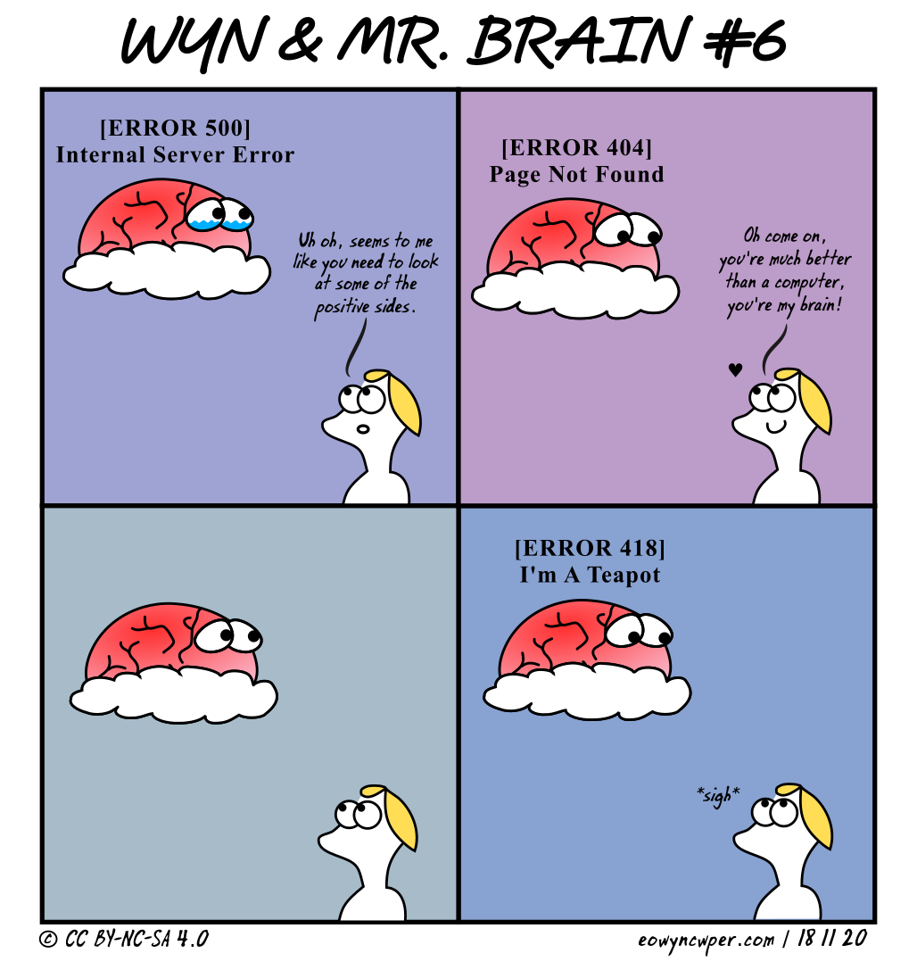 The comic strip in English